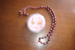 Gebetskette, Tasbih, braun
